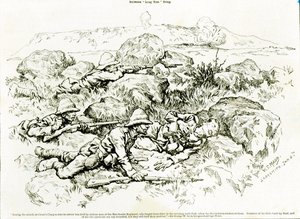 Bulwana Long Tom disparando de William T. Maud